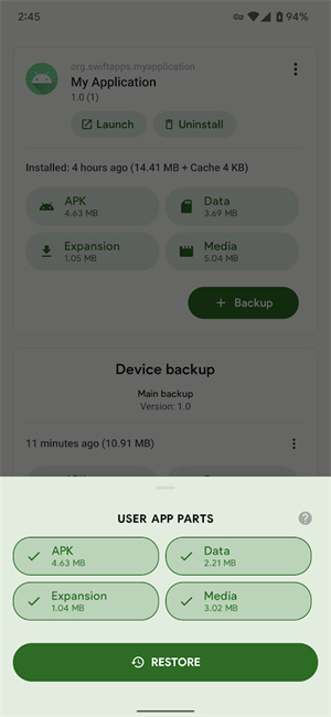 SwiftBackup